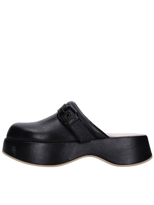 Lipari leather sabot 3JUIN | LIPARI 010 CHAT SWEETNERO